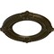 Ekena Millwork Benson Ceiling Medallion (Fits Canopies up to 6 1/8"), 11 1/8"OD x 6 1/8"ID x 5/8"P, Green Gold CM11BNGGS - alternate 5